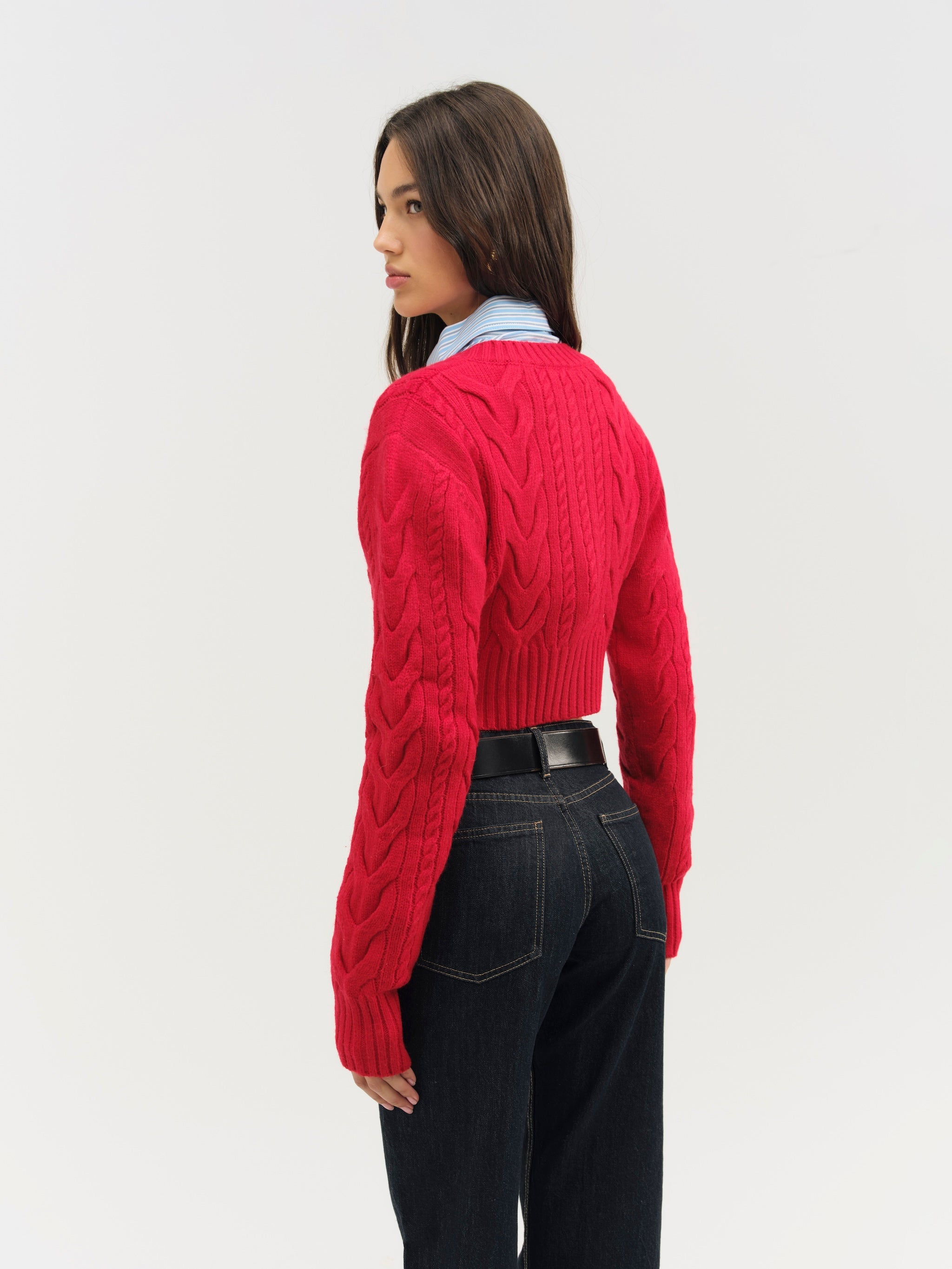Camille Cable Knit Cardigan