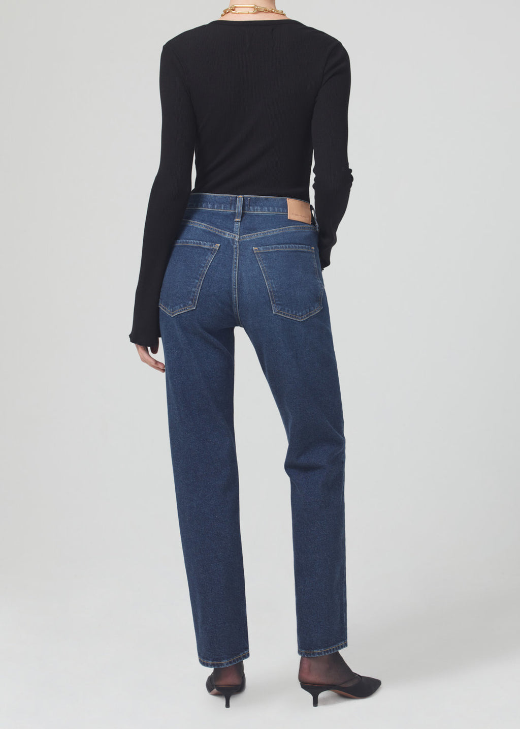 Daphne High Rise Stovepipe Jean