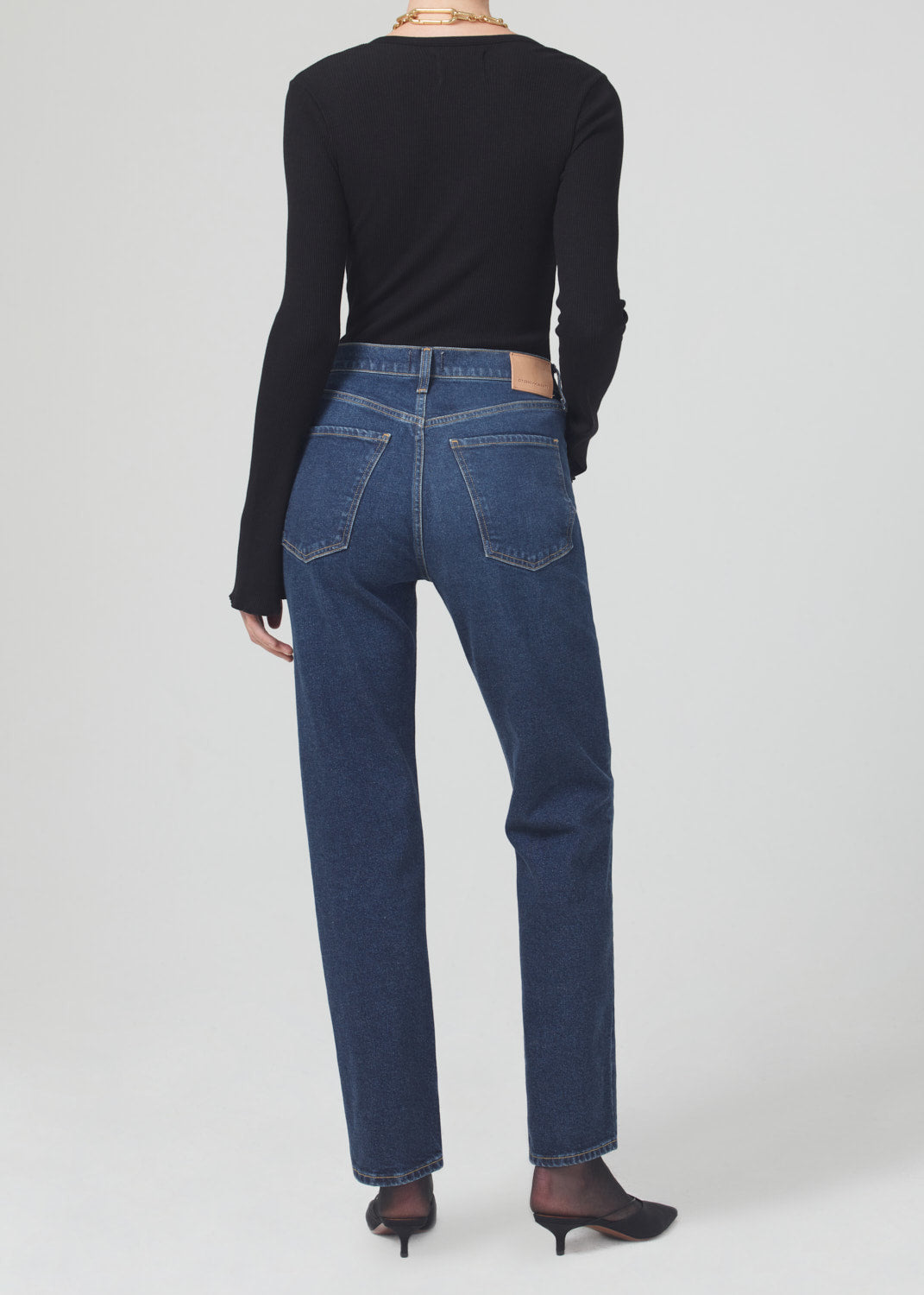 Daphne High Rise Stovepipe Jean