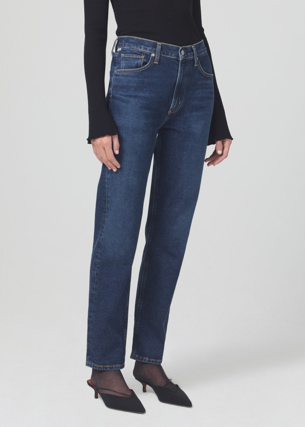 Daphne High Rise Stovepipe Jean