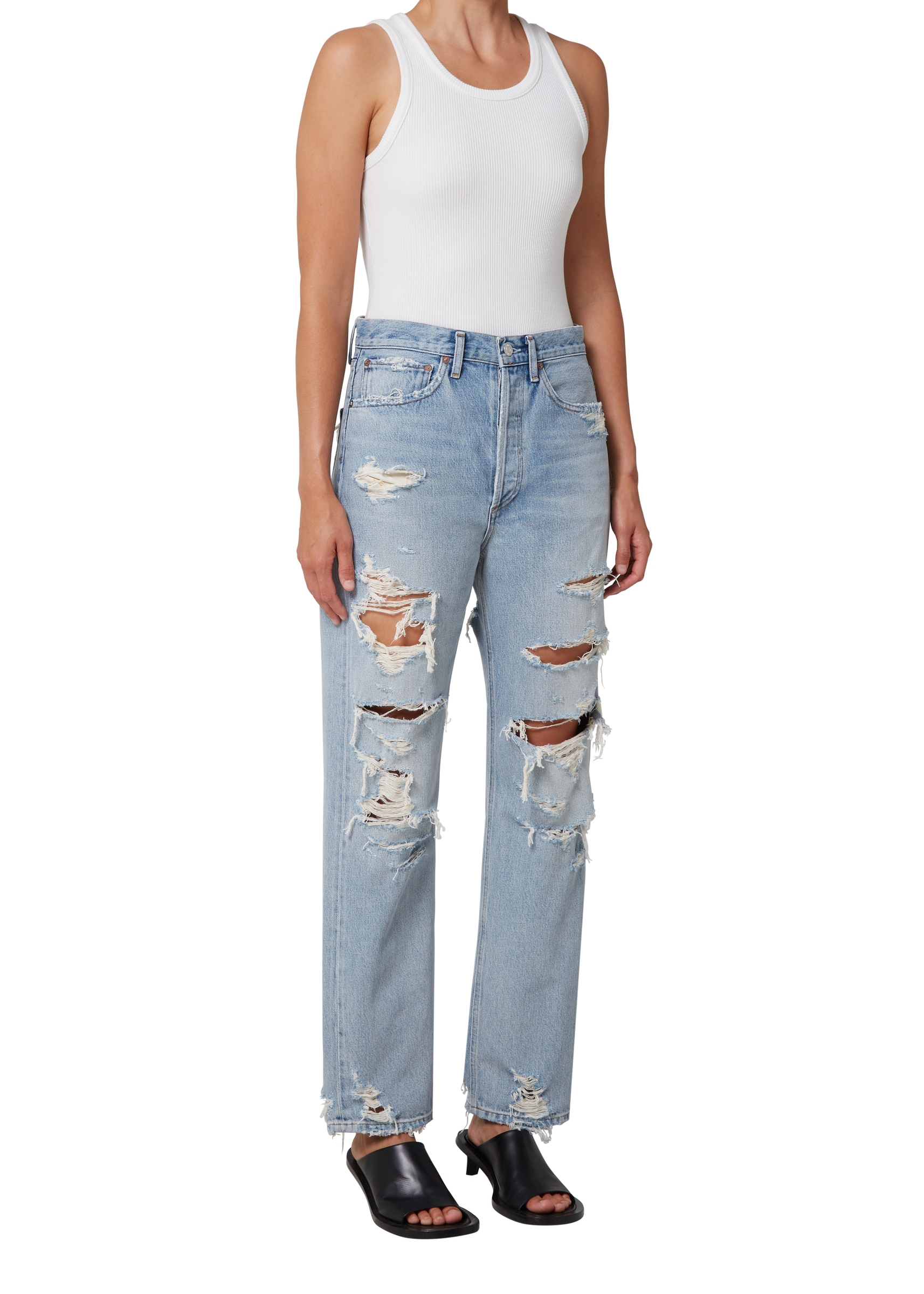 90's Mid Rise Loose Fit