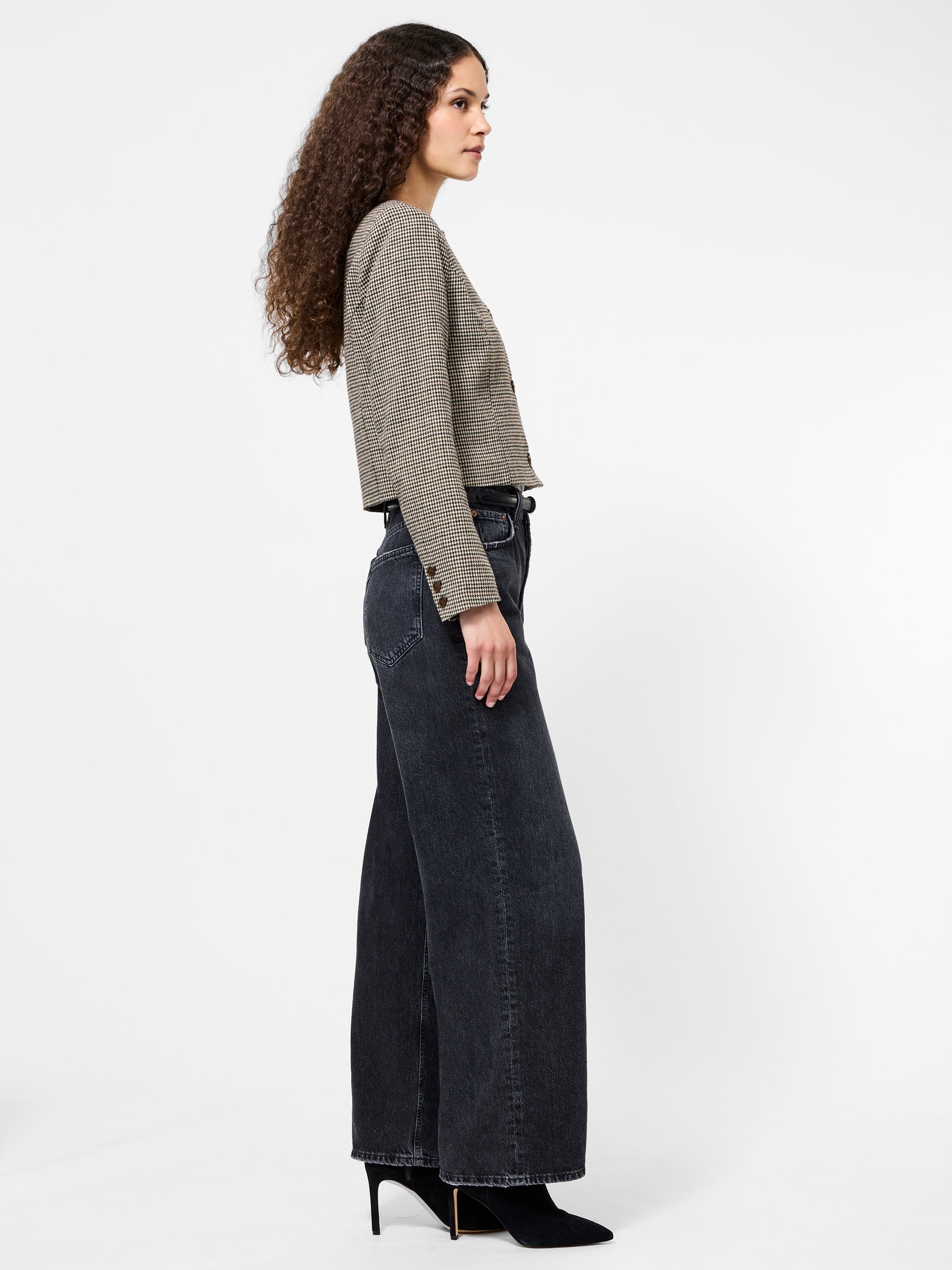 Houndstooth Wool Jacket