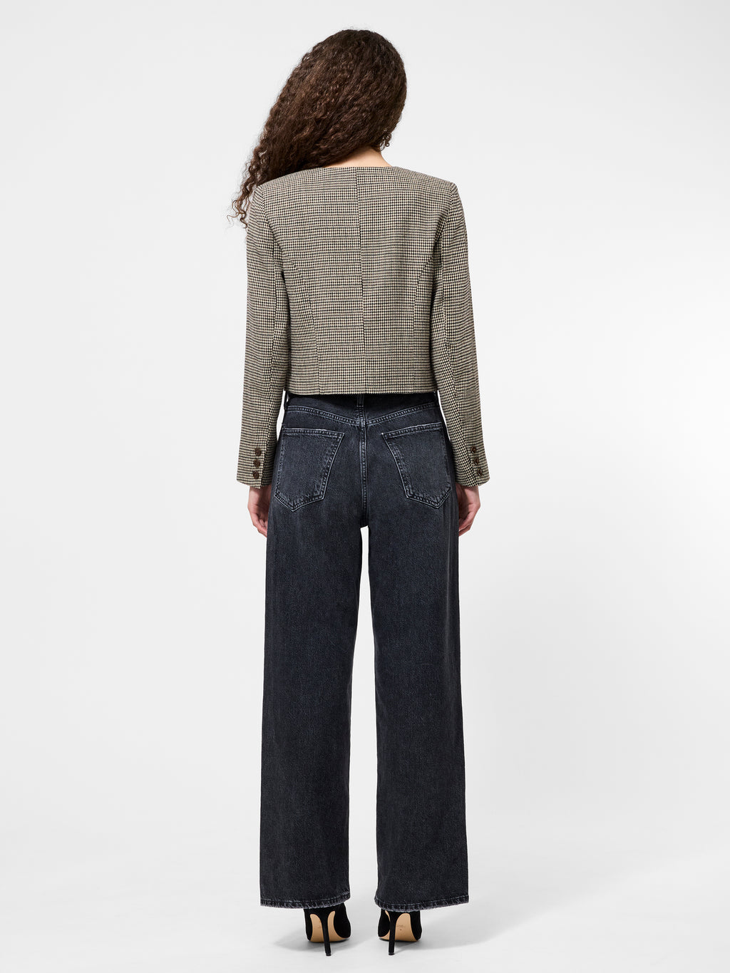 Houndstooth Wool Jacket