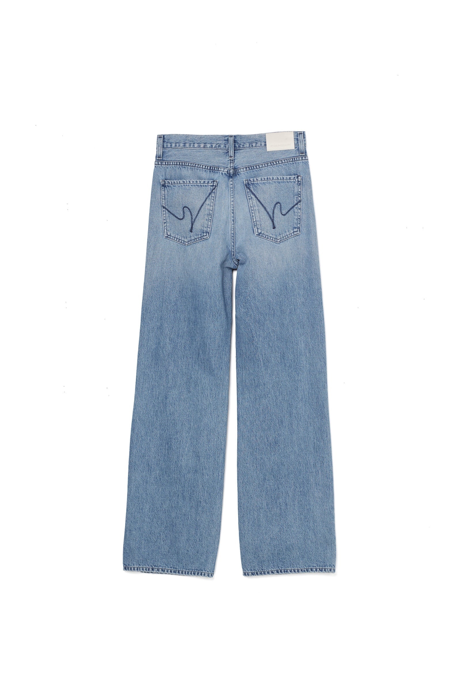 Annina Trouser Jean in medium to light indigo wash