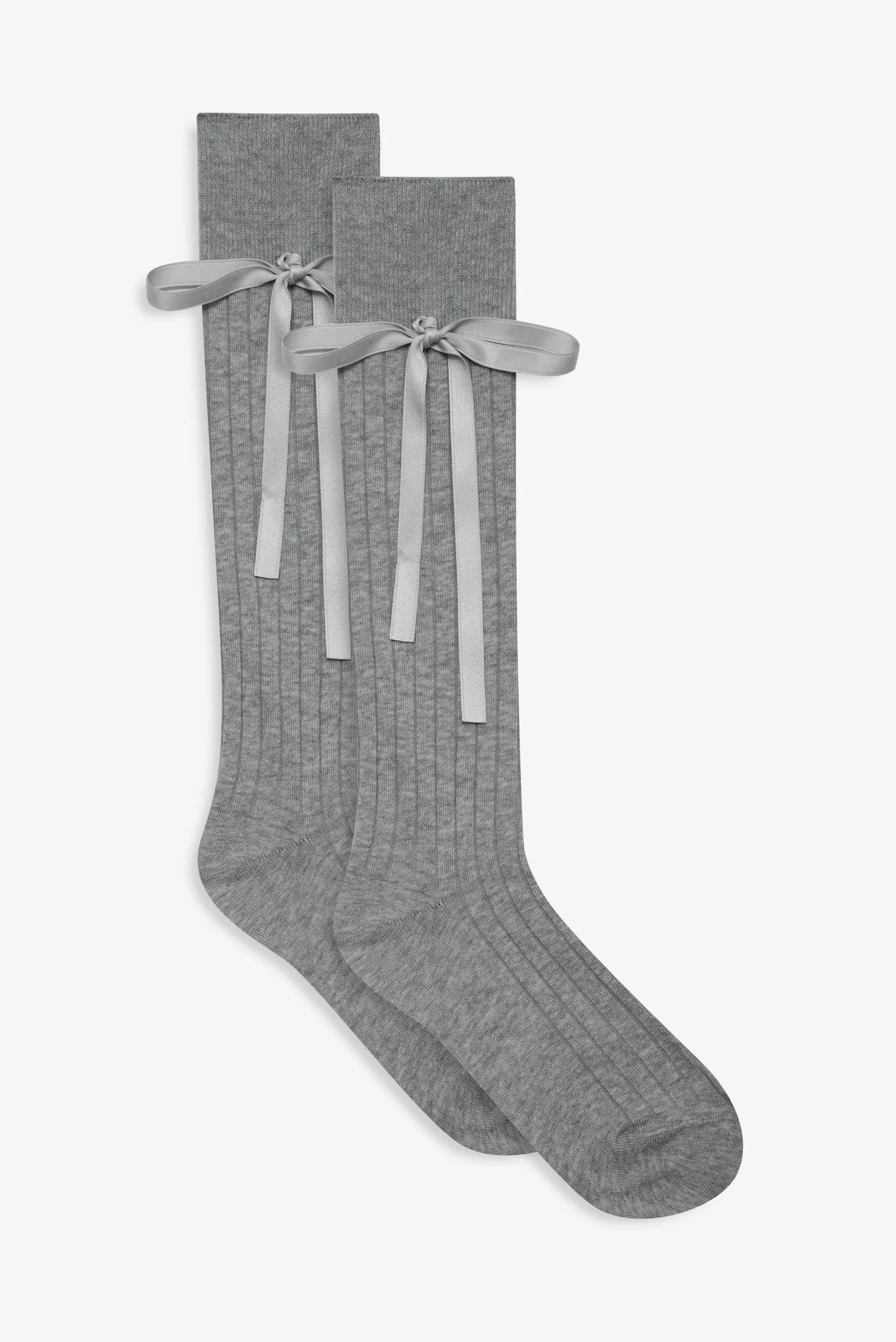 Knee-High Bow Socks