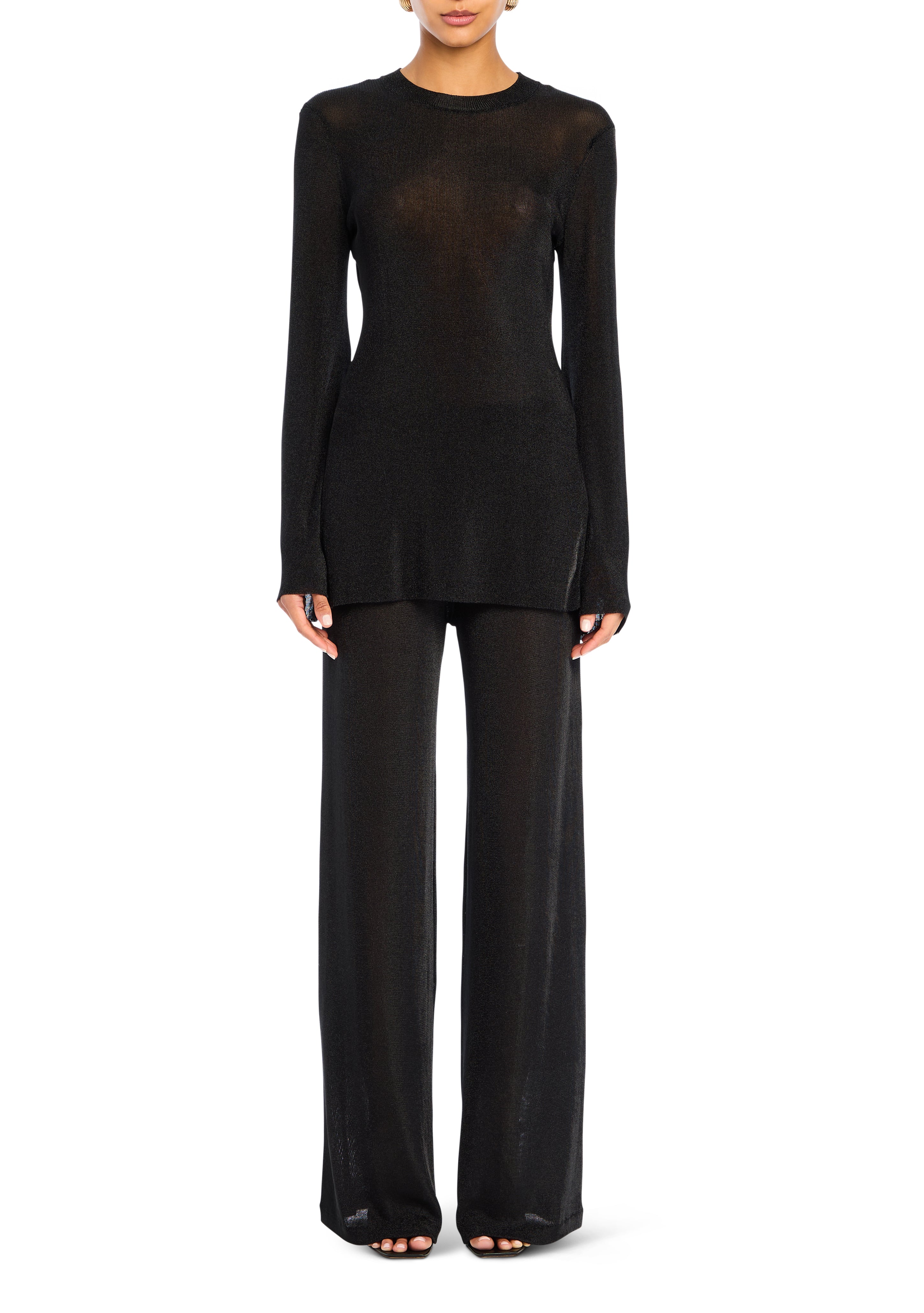 Sheldon Metallic Knit Pant