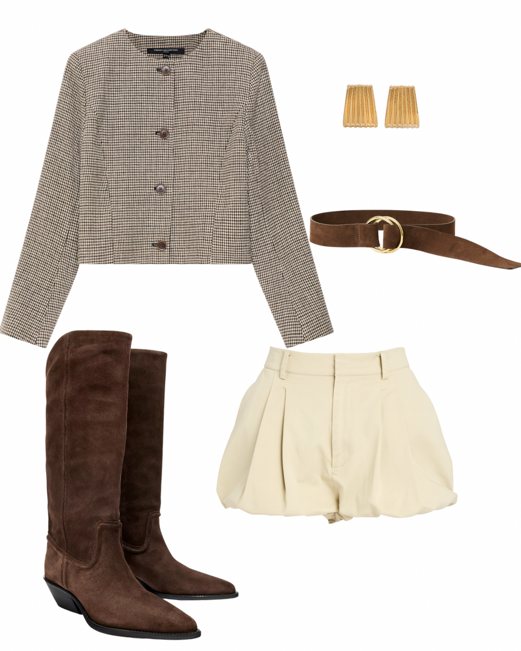 Houndstooth Wool Jacket