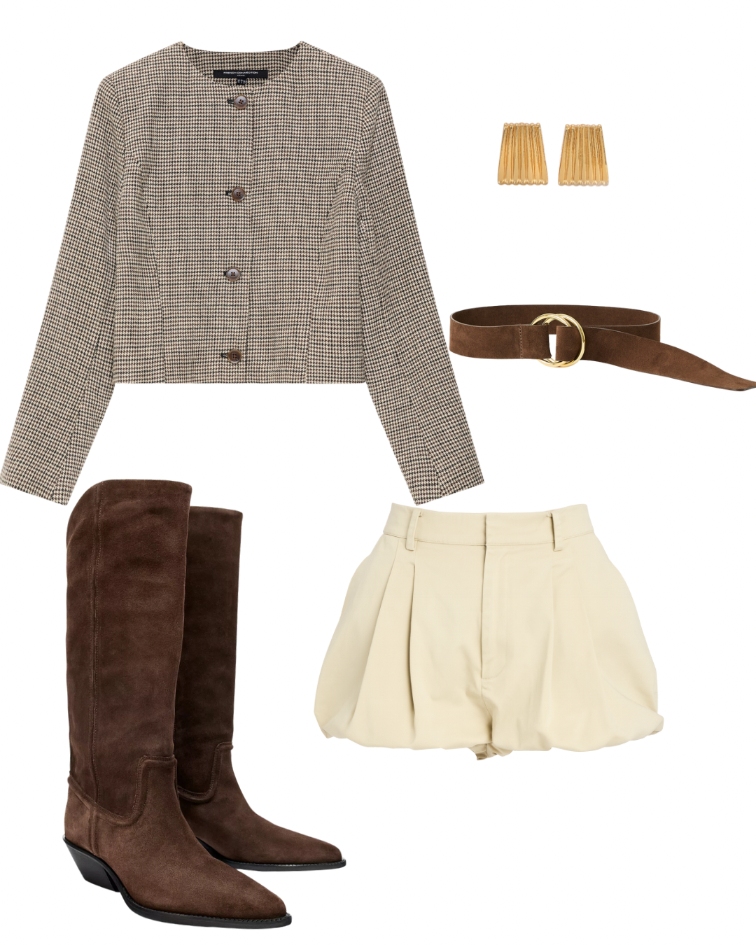 Houndstooth Wool Jacket