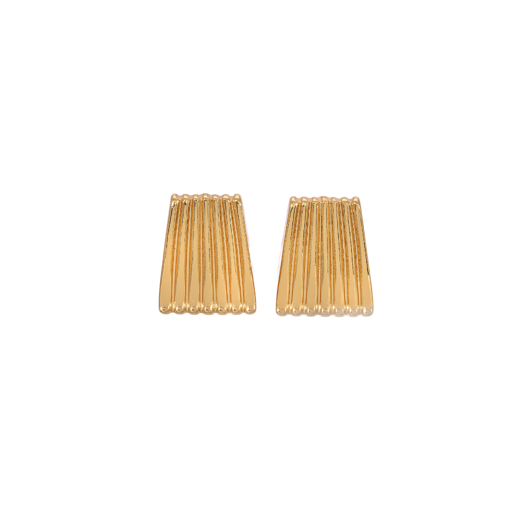 Ribbed Earring